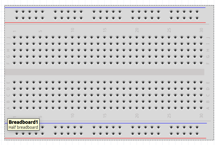Breadboard und Jumperkabel — Grundlagen